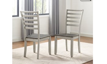 Abacus Alabaster and Honey Dining Chair