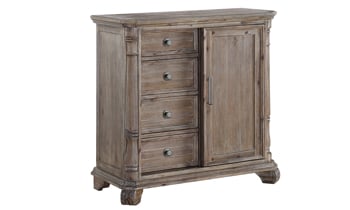 Tilly Taupe Sliding Door Chest