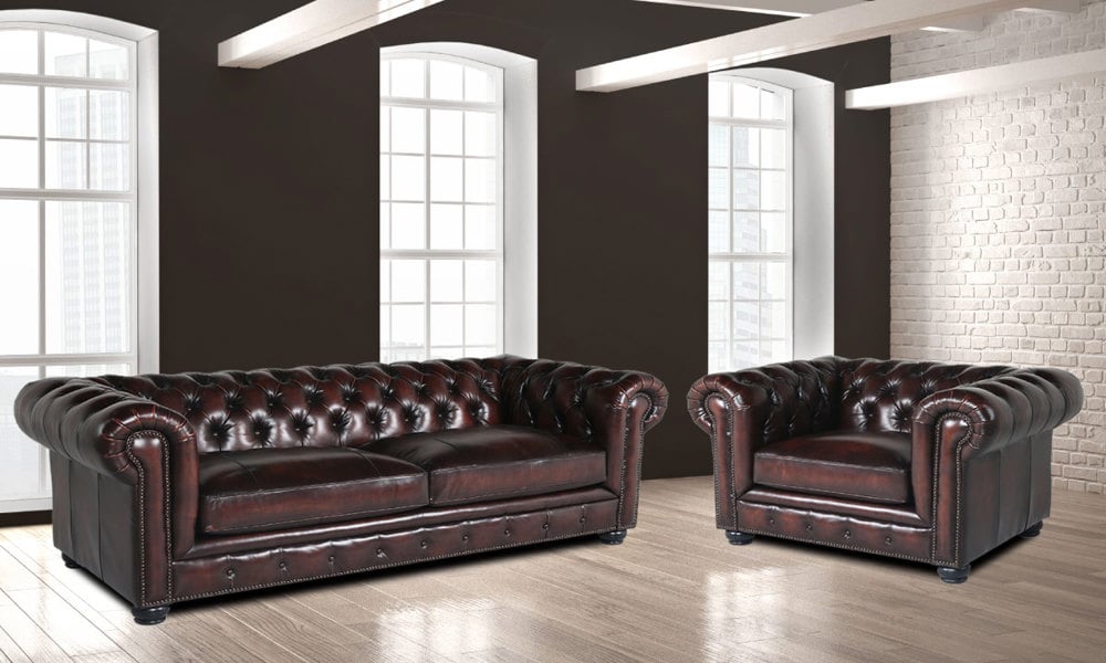 Branson Leather Living Room Set The