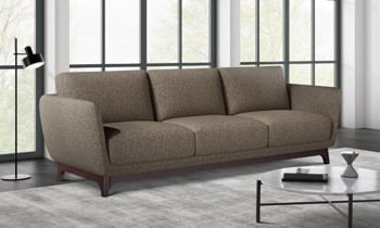 Contemporary 82" fabric sofa.