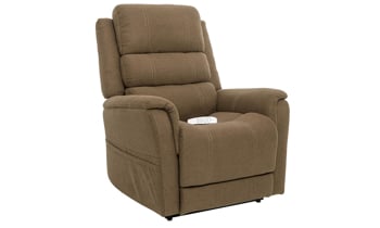 Lift recliner helps you ease in and out of your power chair.