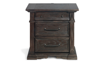 Antique looking brown nighstand from Design Works