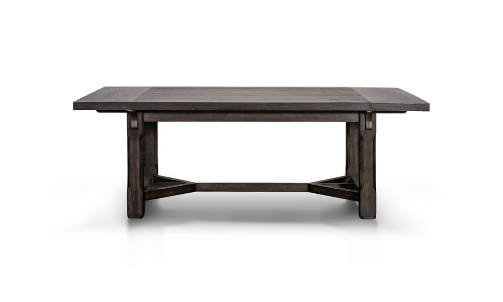 distress Nerve make out Discount Bark Brown Dining Table | The Dump Furniture Outlet