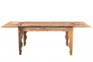 Bali Handmade Solid Wood Extension Dining Table