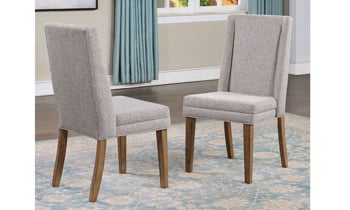 Riverdale Driftwood Upholstered Side Chair