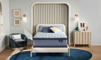 Head to toe support with the Serta Perfect Sleeper Hills Plush Mattress.
