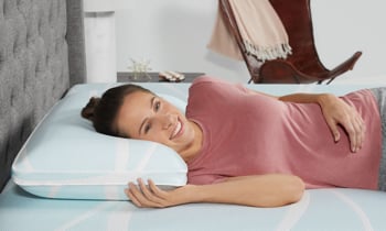 Dual-sided cooling gel helps keep you sleeping comfortable.