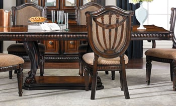 Carnegie Manor Upholstered Shield Side Chair