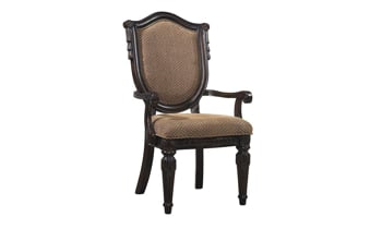 Carnegie Manor Upholstered Shield Arm Chair