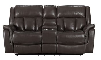 Prodigy brown leather power reclining collection.