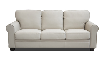 Dorado Cream Leather Sleeper Sofa