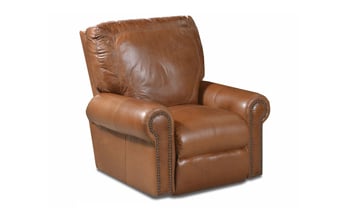 Rocky Mountain Leather Saddle Tan Top Grain Leather Power Recliner