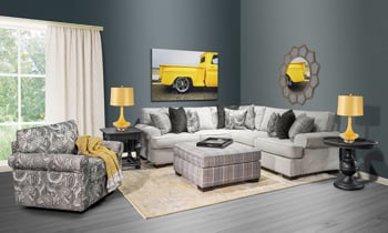 The American made Collins Collection from Main & Co. would compliment any living room.