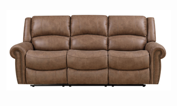 Spencer Caramel Dual Reclining Sofa