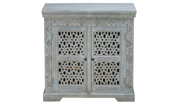 Handcrafted Daibelli Cabinet that was made in India from skilled artisans.