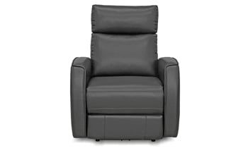 Power Gray recliner with usb charging port.