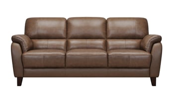 Montclair Latte Leather Sofa