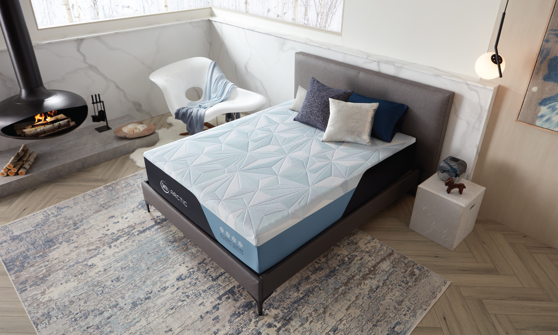 Serta Arctic mattress help you find a cool night's sleep.