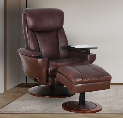 Red Chair with footrest